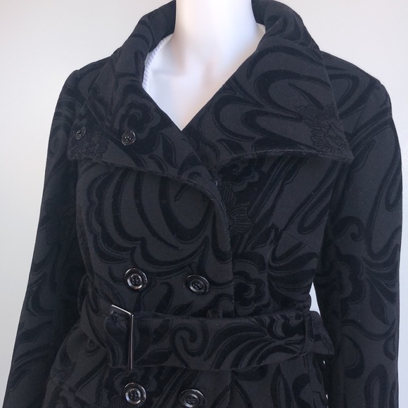 Betsey Johnson Wool Blend Double-breasted Coat - Picture 3 of 9